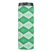 Bouteilles Isothermes Shades of green diamond pattern (Dos)