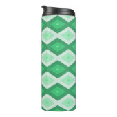 Bouteilles Isothermes Shades of green diamond pattern (Tourné sur la droite)