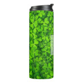 Bouteilles Isothermes Shamrock Clover Feuilles St. Patrick's Day Monogra (Tourné sur la gauche)