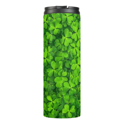 Bouteilles Isothermes Shamrock Clover Feuilles St. Patrick's Day Monogra (Dos)