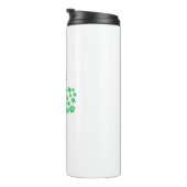 Bouteilles Isothermes Shamrock Empreinte de patte de chien (Tourné sur la droite)