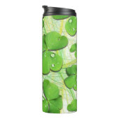 Bouteilles Isothermes Shamrock vert St Patrick iPhone 5 Coque-Mate (Tourné sur la droite)