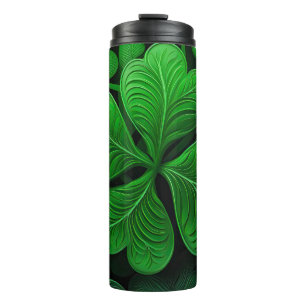 Bouteilles Isothermes Shamrocks CELTIQUES IRLANDAIS EN VERT SOMBRE