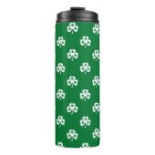 Bouteilles Isothermes Shamrocks de la Saint Patrick (Devant)
