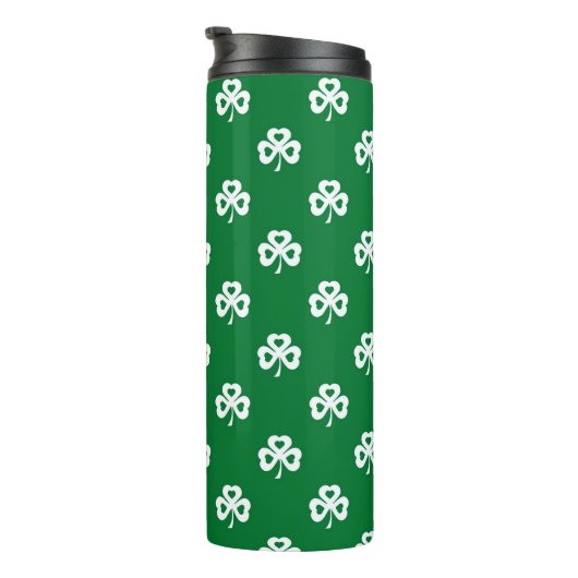 Bouteilles Isothermes Shamrocks de la Saint Patrick (Tourné sur la droite)
