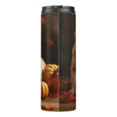 Bouteilles Isothermes Shar Pei Chiot Automne Citrouille de plaisir (Dos)
