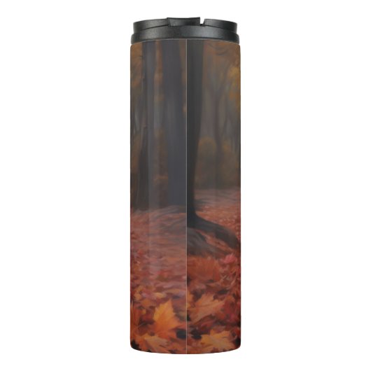 Bouteilles Isothermes Shar Pei dans l'automne Feuilles automne Inspire (Dos)