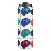 Bouteilles Isothermes SHARP multicolore (Devant)