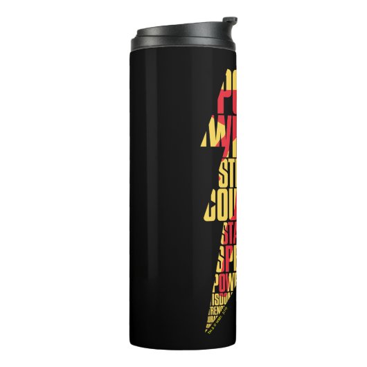 Bouteilles Isothermes SHAZAM ! | Shazam Capacités Éclair Graphique (Tourné sur la gauche)