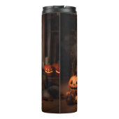 Bouteilles Isothermes Shetland Sheepdog Citrouille Halloween effrayant (Dos)