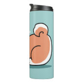 Bouteilles Isothermes Shiba Inu Art : Juste un Shiba Lying Low (Tourné sur la droite)