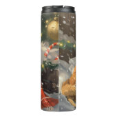 Bouteilles Isothermes Shiba Inu Chien Festive de Noël (Dos)