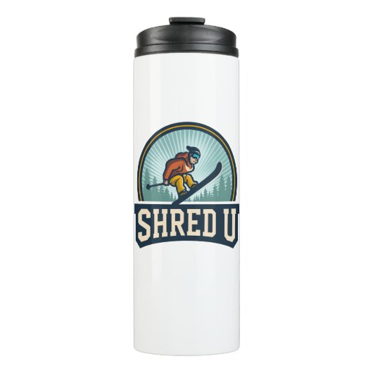 Bouteilles Isothermes Shred University Skiing (Devant)