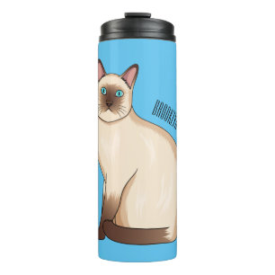 Bouteilles Isothermes Siamese cat cartoon