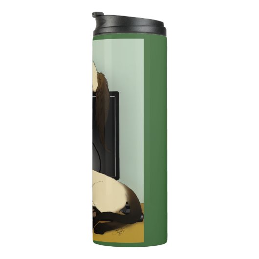 Bouteilles Isothermes Siamese Computer Cats mal (Tourné sur la droite)