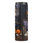 Bouteilles Isothermes Sibérie Husky Citrouille Halloween effrayant (Dos)