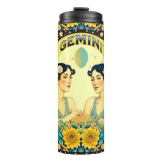 Bouteilles Isothermes SIGNE Horoscope vintage Gemini Twins Celestin
