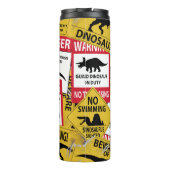 Bouteilles Isothermes Signes de prudence Dinosaure (Dos)