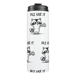 Bouteilles Isothermes S'Il Vous Plaît Utiliser - Funny Racoon Sarcastiqu