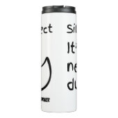 Bouteilles Isothermes Silencieux Paruline thermique Autocorrect (Dos)