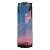 Bouteilles Isothermes Silhouette d'arbre sous ciel nuageux (Dos)