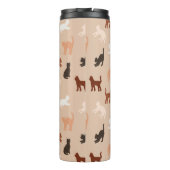 Bouteilles Isothermes Silhouette de chat (Dos)