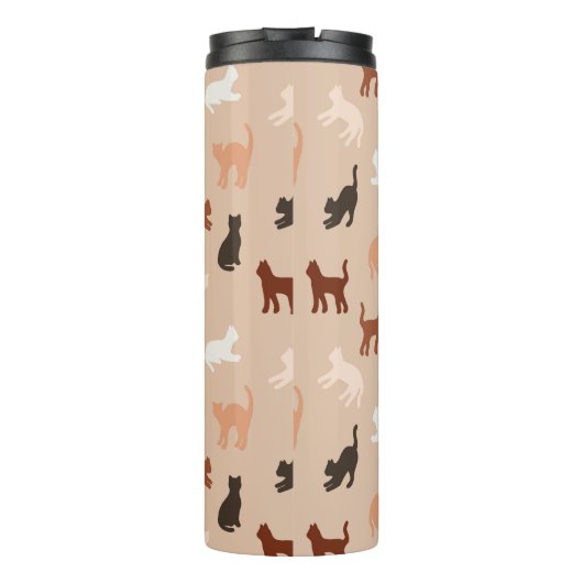 Bouteilles Isothermes Silhouette de chat (Dos)