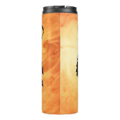 Bouteilles Isothermes Silhouette de tigre noir et blanc (Dos)