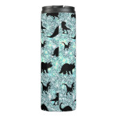 Bouteilles Isothermes silhouette requin baleine pente galaxie espace (Dos)