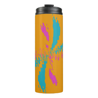 Bouteilles Isothermes Simple Abstrait Papillon Motif Messy Vol