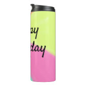 Bouteilles Isothermes simple calligraphie minimum heureux anniversaire p (Tourné sur la droite)