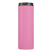 Bouteilles Isothermes Simple minimal pink bridesmaid add name year text (Dos)