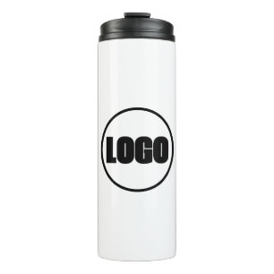 Bouteilles Isothermes Simple minimaliste promotion de l'entreprise Noir