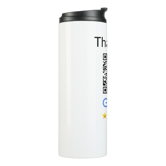 Bouteilles Isothermes Simple minimum q r code ajouter logo code d'analys (Tourné sur la gauche)