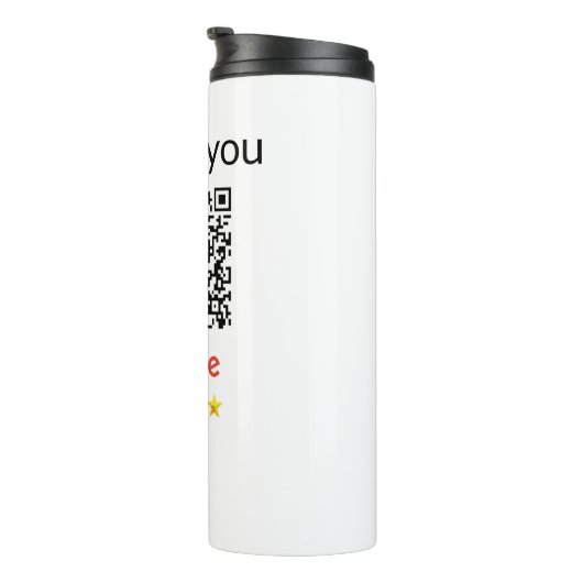 Bouteilles Isothermes Simple minimum q r code ajouter logo code d'analys (Tourné sur la droite)