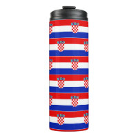 Simple moderne Croatie National Drapeau bleu rouge