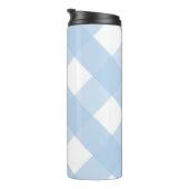 Bouteilles Isothermes Simple moderne Elégant Bleu En vichy Bridesmaid (Tourné sur la droite)