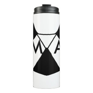 Bouteilles Isothermes Simple monogramme ajouter votre nom lettre man min