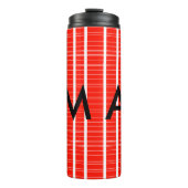 Bouteilles Isothermes Simple monogramme ajouter votre nom lettre man min (Devant)