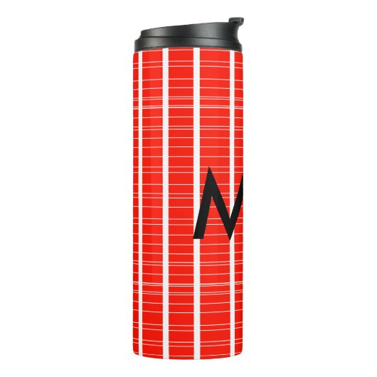 Bouteilles Isothermes Simple monogramme ajouter votre nom lettre man min (Tourné sur la gauche)