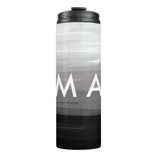 Bouteilles Isothermes Simple monogramme ajouter votre nom lettre man min (Devant)