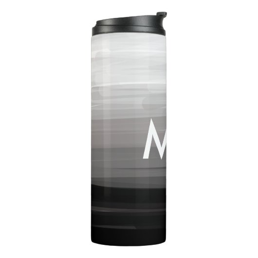 Bouteilles Isothermes Simple monogramme ajouter votre nom lettre man min (Tourné sur la gauche)