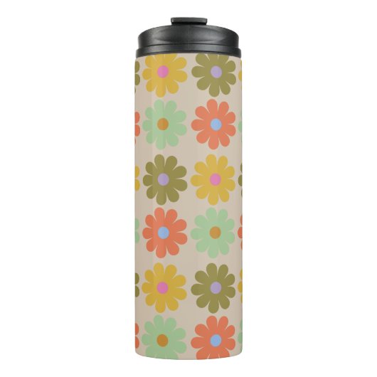 Bouteilles Isothermes Simple Pastel Vintage Flower Pattern (Devant)