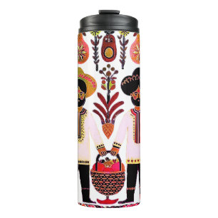 Bouteilles Isothermes simple peinture madhubani