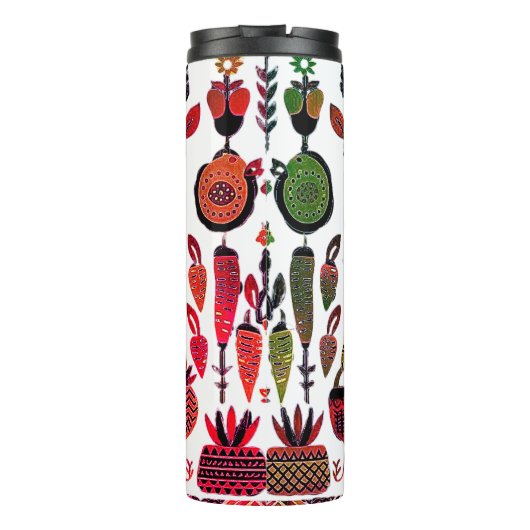 Bouteilles Isothermes simple peinture madhubani (Dos)