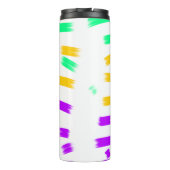 Bouteilles Isothermes simple personnalisé jaune bleu aquarelle ajouter l (Dos)