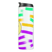 Bouteilles Isothermes simple personnalisé jaune bleu aquarelle ajouter l (Tourné sur la droite)