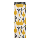 Bouteilles Isothermes Simple tulipe fleur transparente motif (Dos)