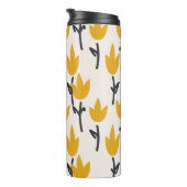Bouteilles Isothermes Simple tulipe fleur transparente motif (Tourné sur la droite)