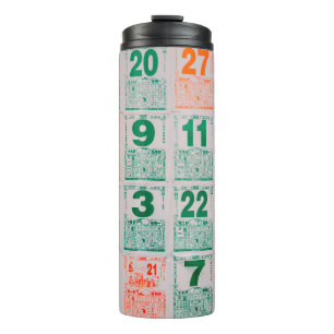 Bouteilles Isothermes Singapour-21 JUL 2019 : Pap calendrier chinois Vin
